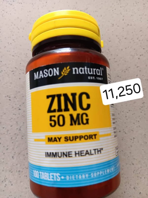 Mason Natural Zinc tablets